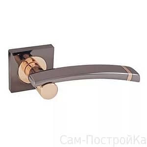 AL 104 РF ручка дверная Cordi, графит/полир. золото