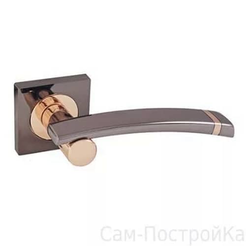 AL 104 РF ручка дверная Cordi, графит/полир. золото